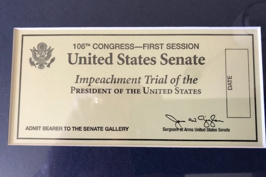 WHAT I LEARNED AT BILL CLINTON’S IMPEACHMENT TRIAL